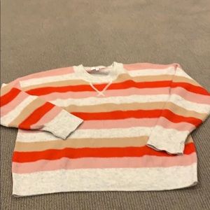 Madewell striped cashmere sweater